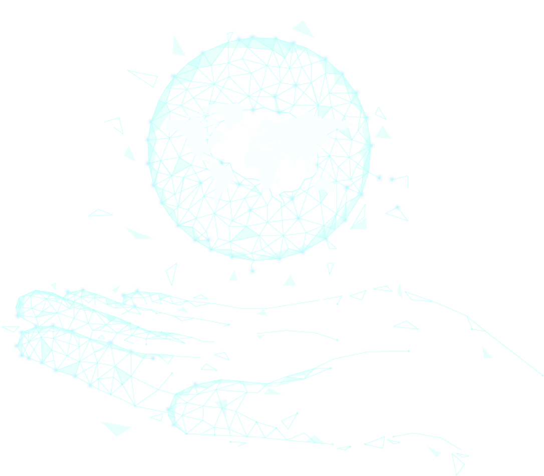 hands over the world